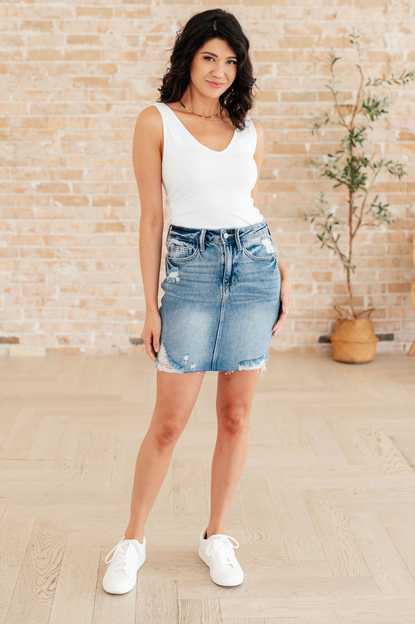 “Carol” Denim Skirt