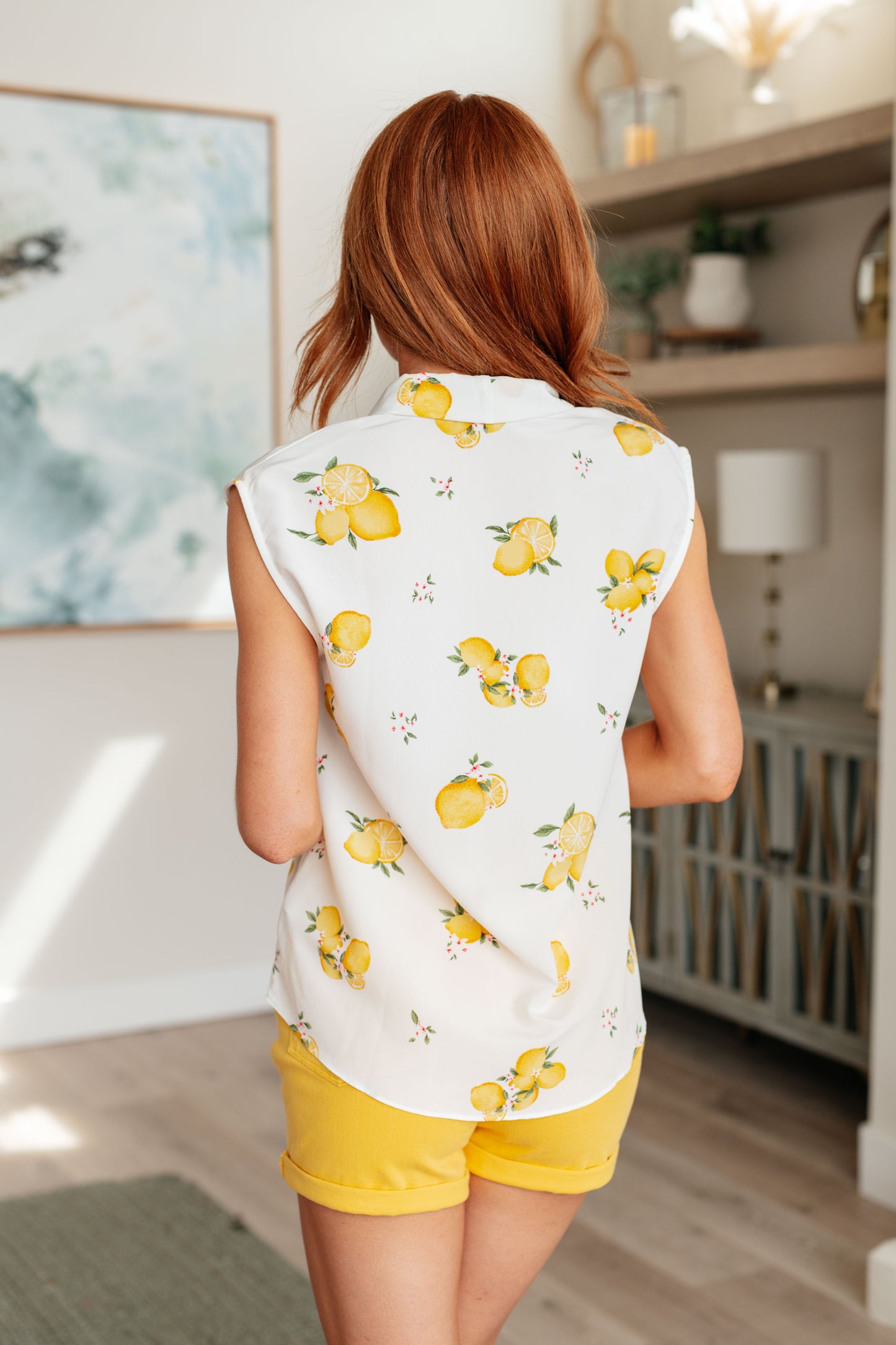 Lemonade Bliss Sleeveless Blouse