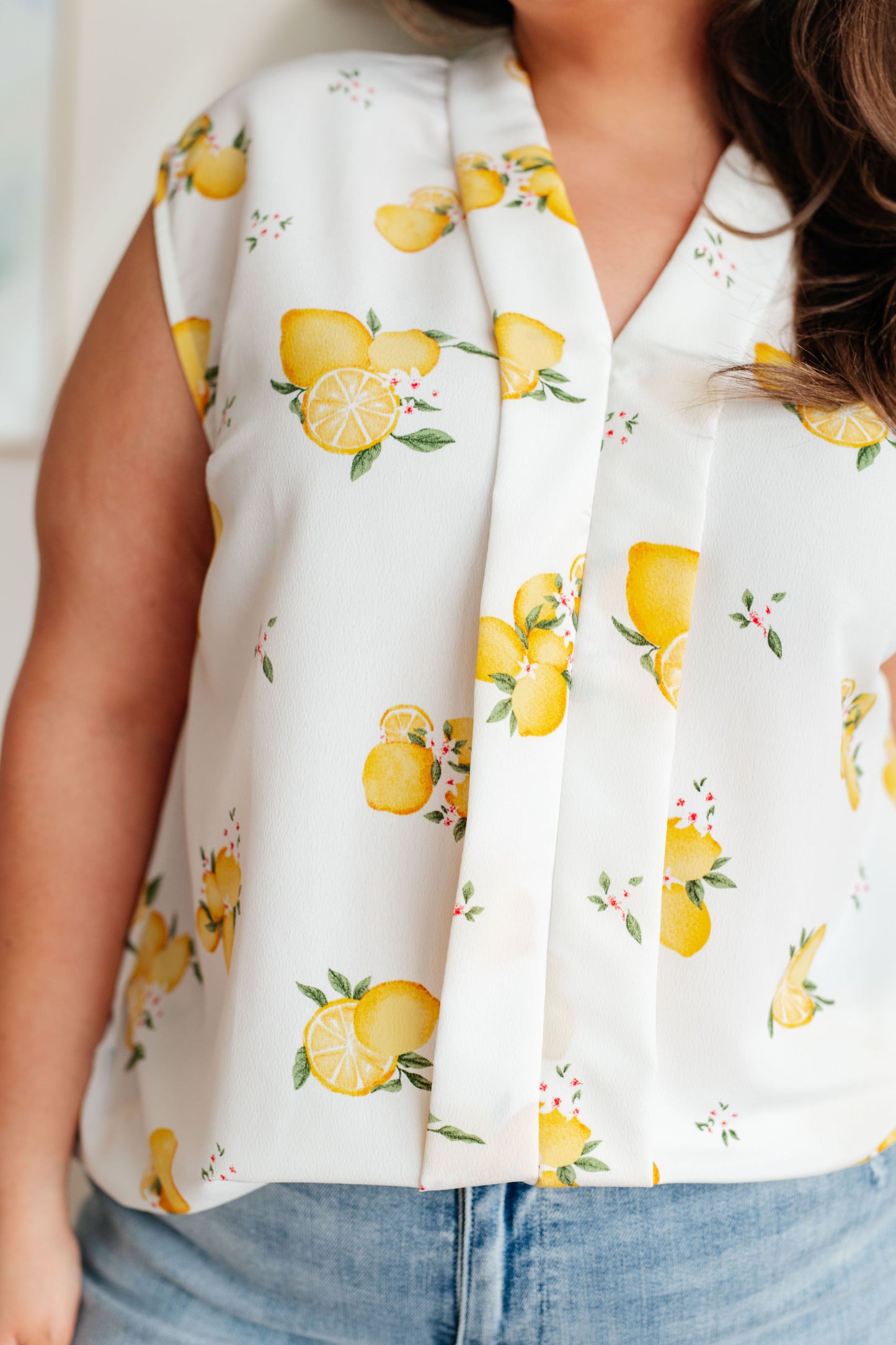 Lemonade Bliss Sleeveless Blouse