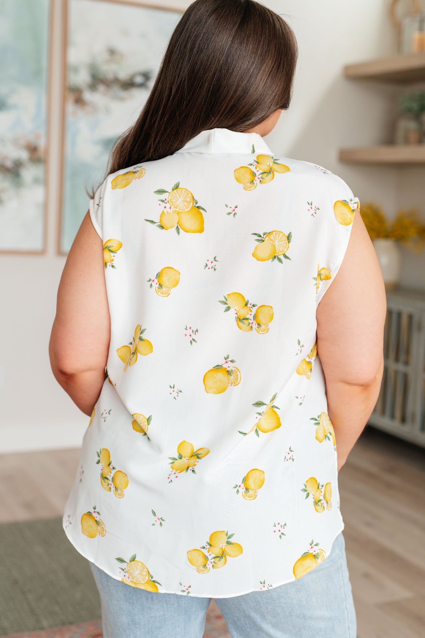 Lemonade Bliss Sleeveless Blouse