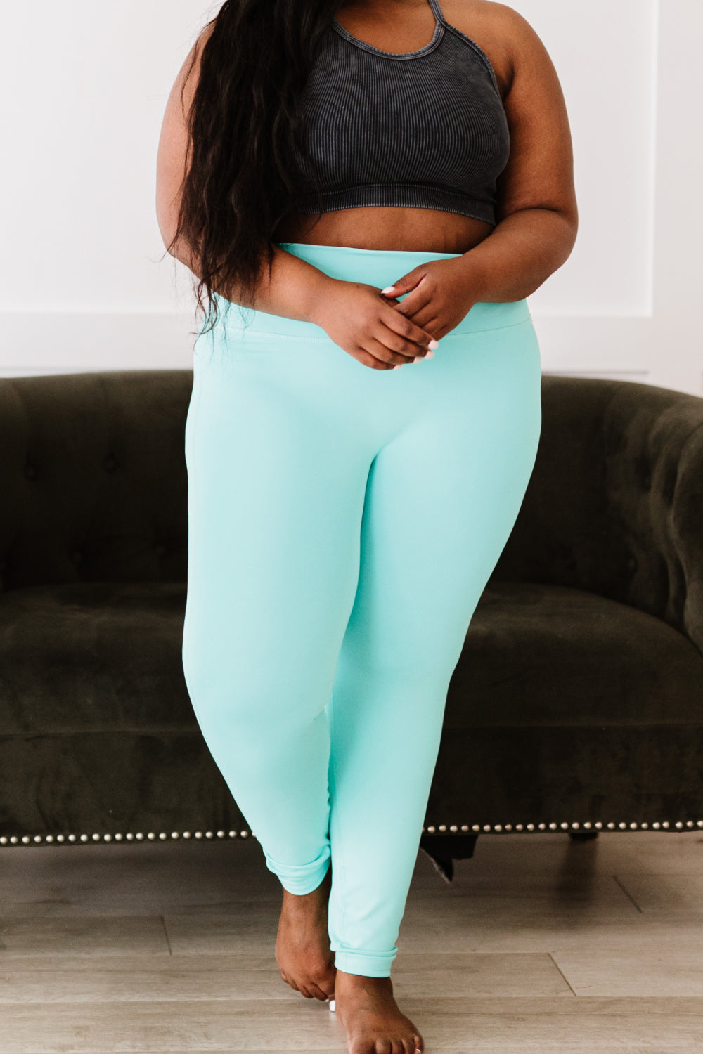 “On Your Mark” High Waisted Leggings