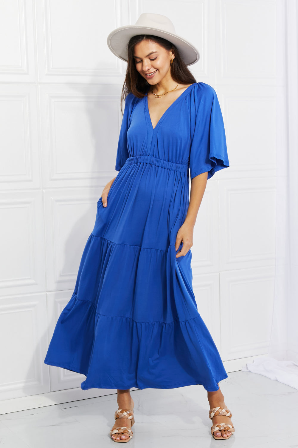 “Muse Flare” Tiered Maxi Dress