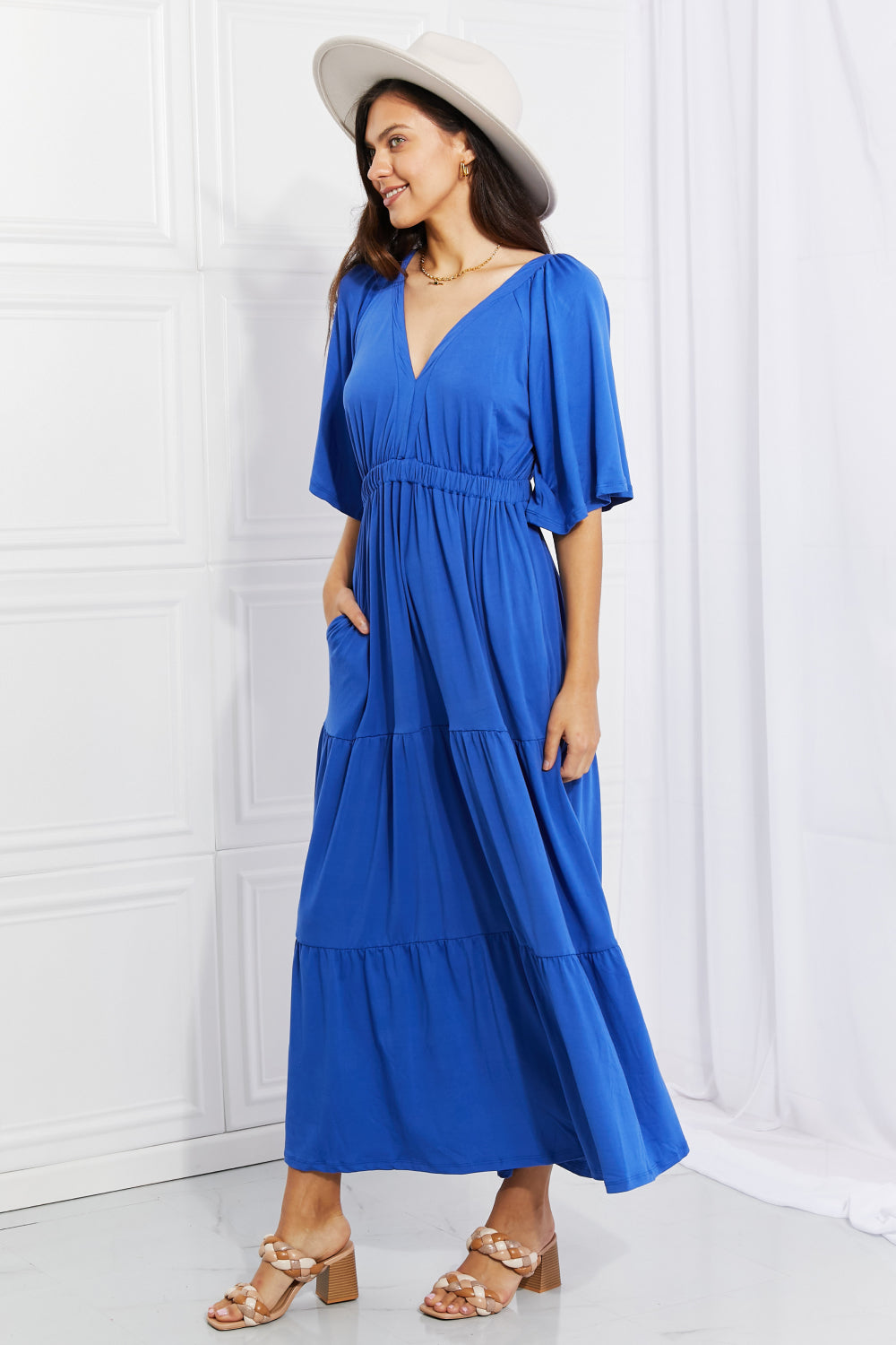 “Muse Flare” Tiered Maxi Dress