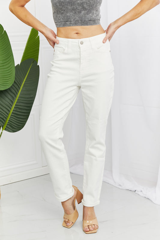 Kacy Full Size High Waist Boyfriend Jeans