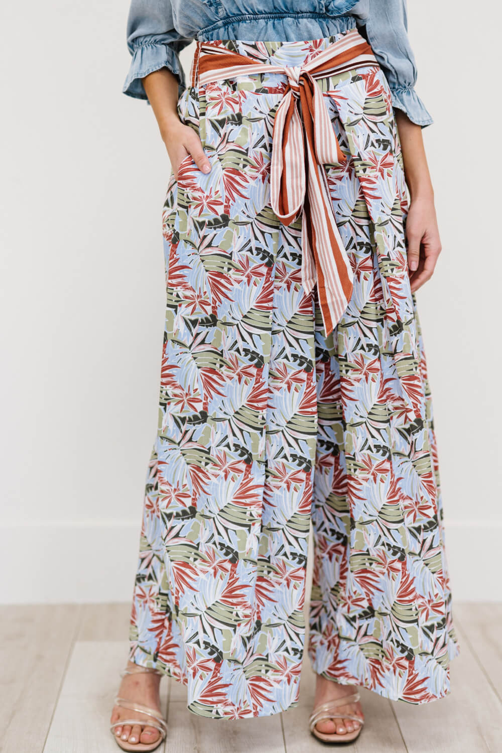 “Island Retreat” Palazzo Pants