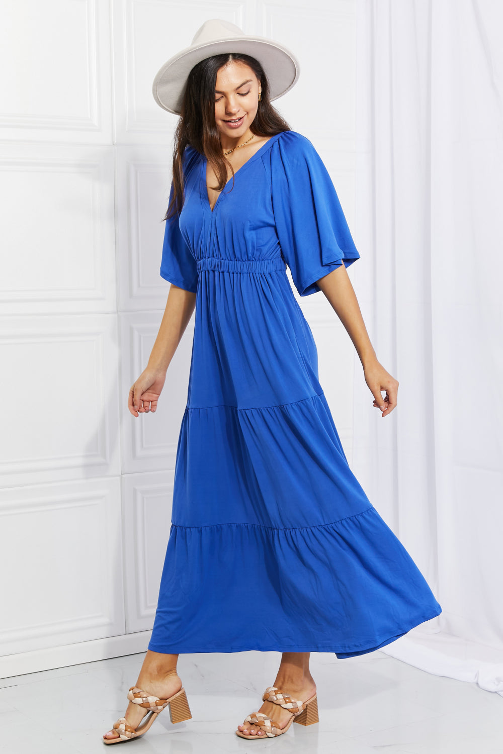 “Muse Flare” Tiered Maxi Dress