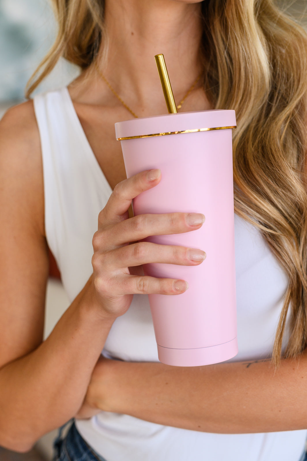 Total Eclipse Tumbler In Baby Pink