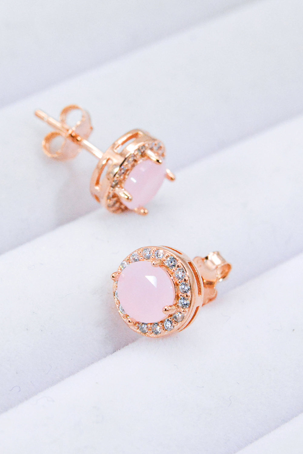 "You Got It" Rose Quartz Earrings