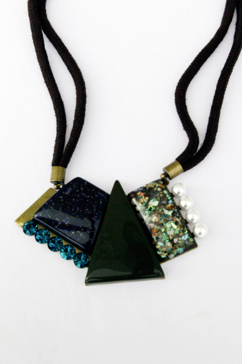 Geometric Stones Necklace