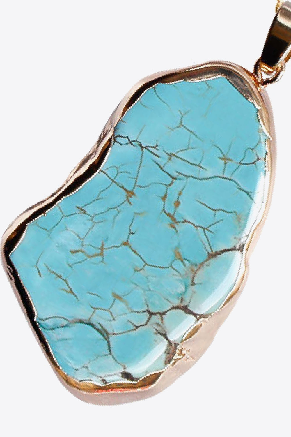 Irregular Turquoise Pendant