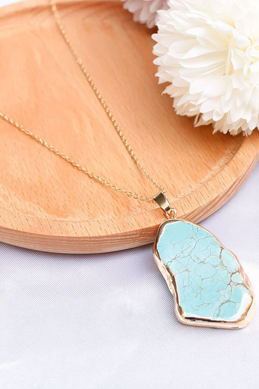 Irregular Turquoise Pendant