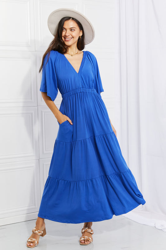 “Muse Flare” Tiered Maxi Dress