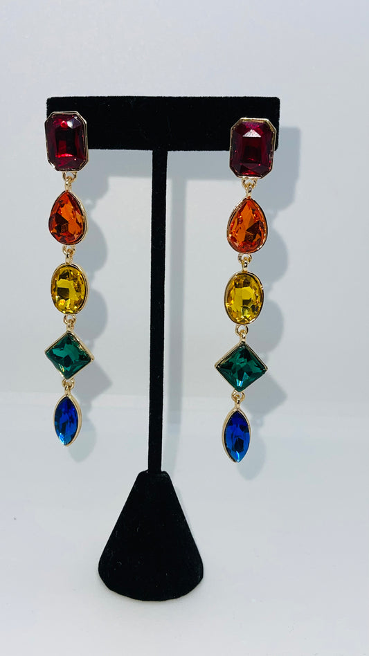 “Crowned Jewels” earrings