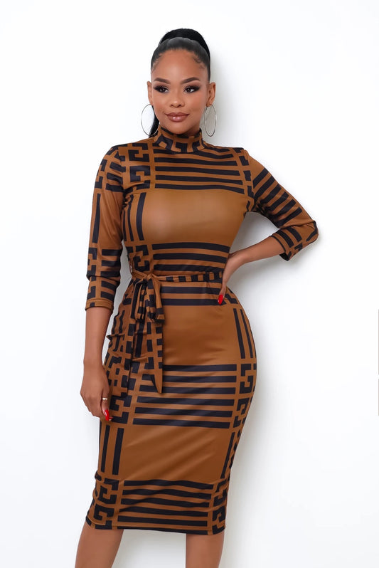 “Shivone” MIDI Dress