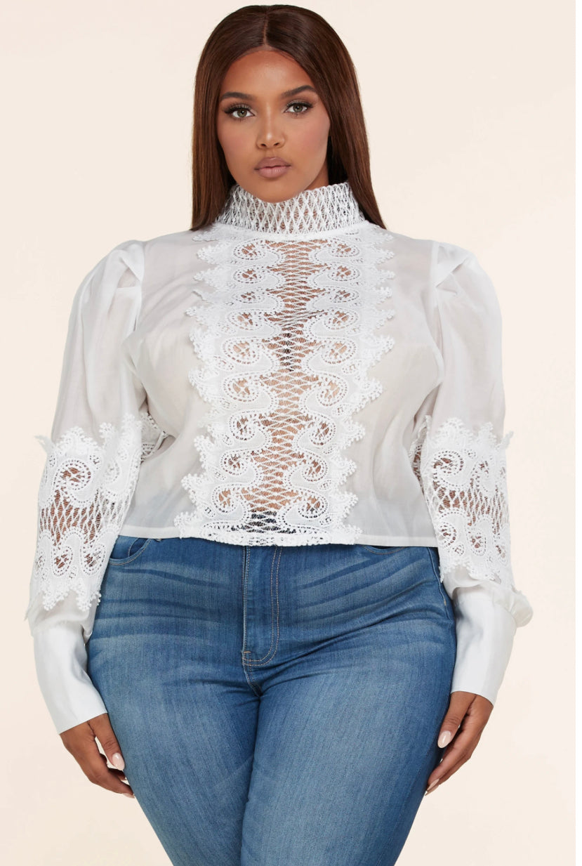 “Chantal” Lace Top