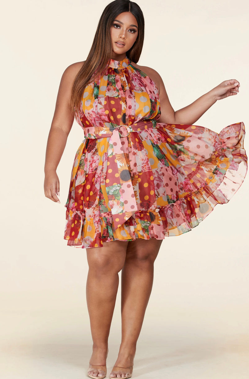 “Letitia” Dress (Curvy Sized)