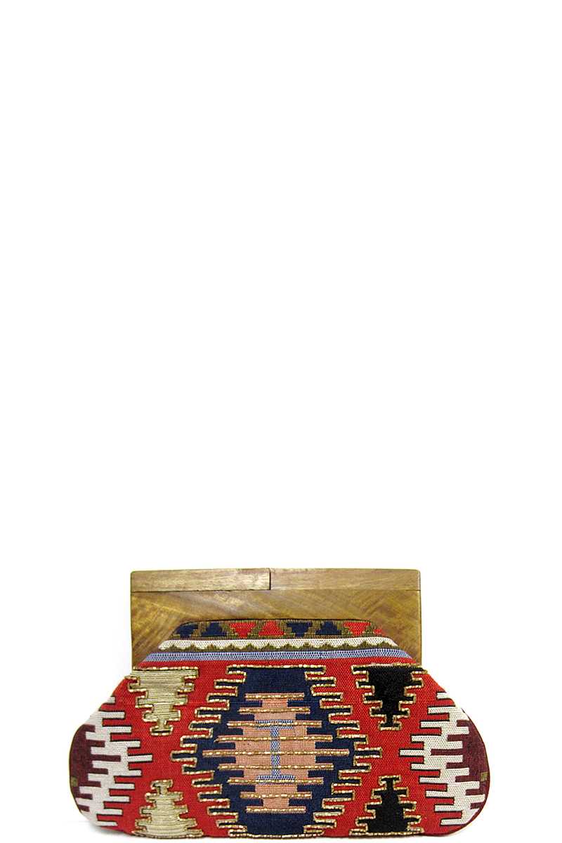 “Monifa" clutch bag