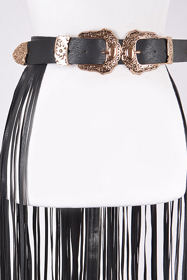 “Sasha” Fringe Belt